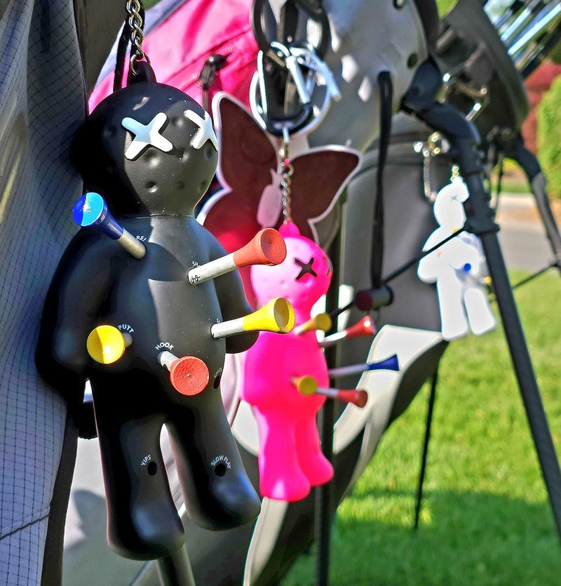 Voodoo Golf Ball Tee Holder | Novelty Keychain Accessory for Bag | Gifts for Men | Fits 3 1/4, 2 3/4, 1 1/2 Tees - Image 4